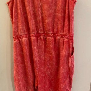 livi Active women’s sleeveless jumpsuit acid wash red size 18/20  (2) and 22/24